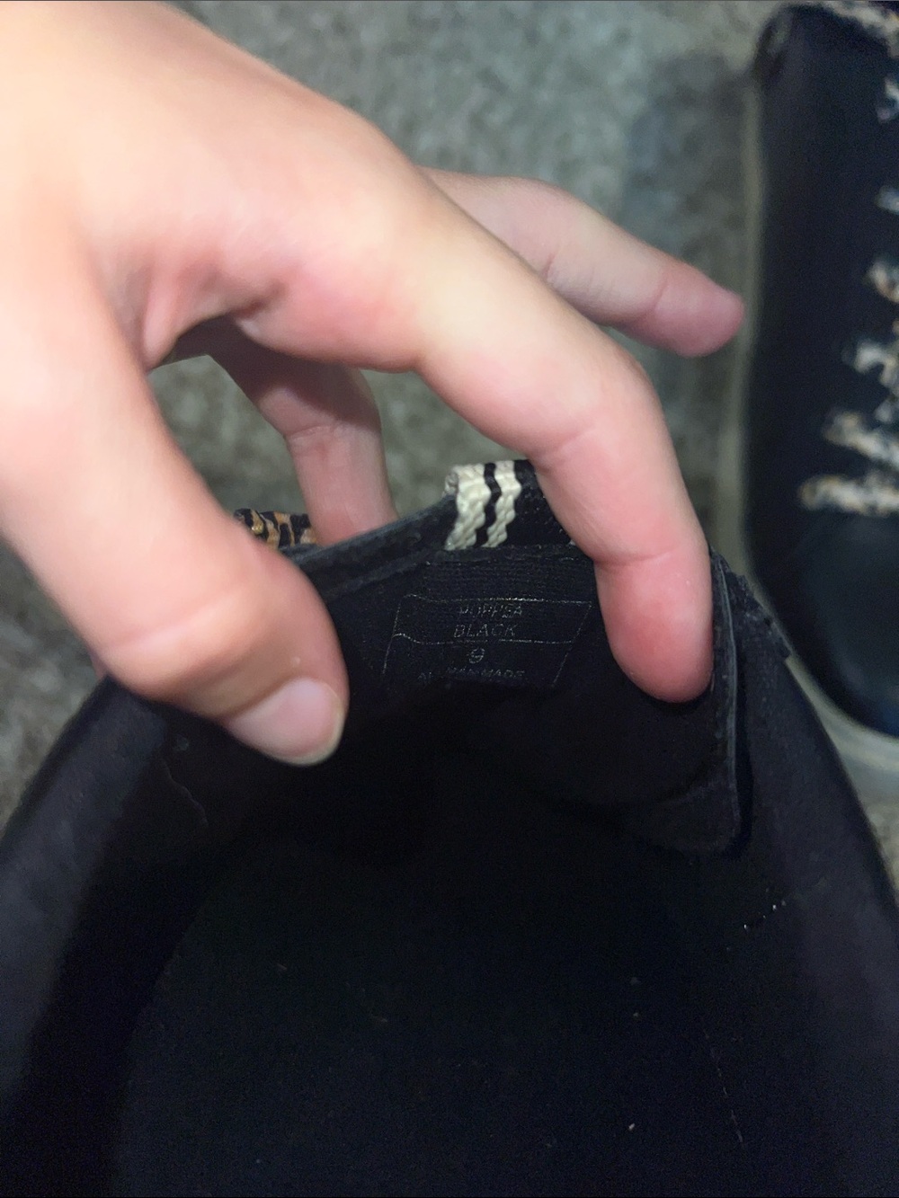 EUC! SHUSHOP Black & Leopard Platform Fashion Sneakers with Logo Sz 9! - Picture 11 of 14